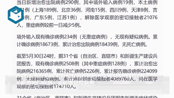  31省区市新增6例核酸阳性及16例无症状:31省区市新增本土确诊69例