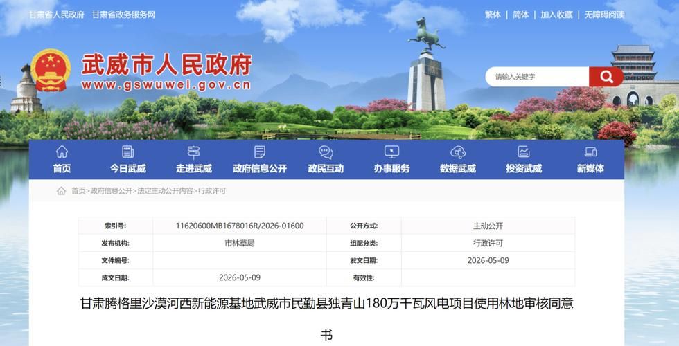 【疫情甘肃武威民勤县最新情况,甘肃武威民勤新开工项目】