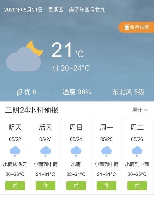 近3天三明市最新消息疫情:三明最近一周天气预报