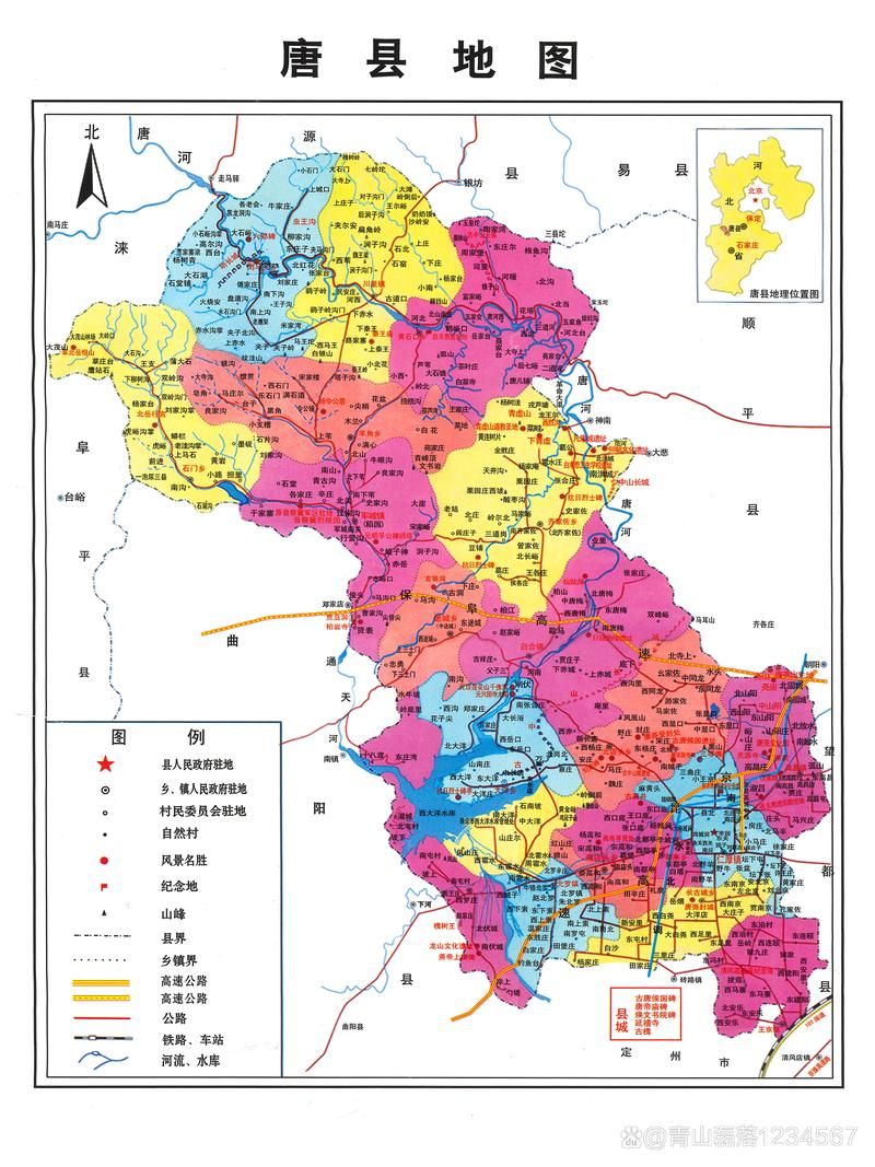 唐县疫情地区分布/唐县区域图